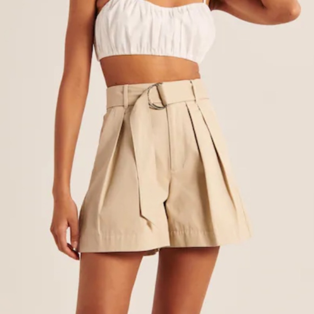 Abercrombie & Fitch Belted Shorts